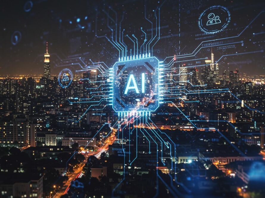 Create a featured image for a post about: AI Software