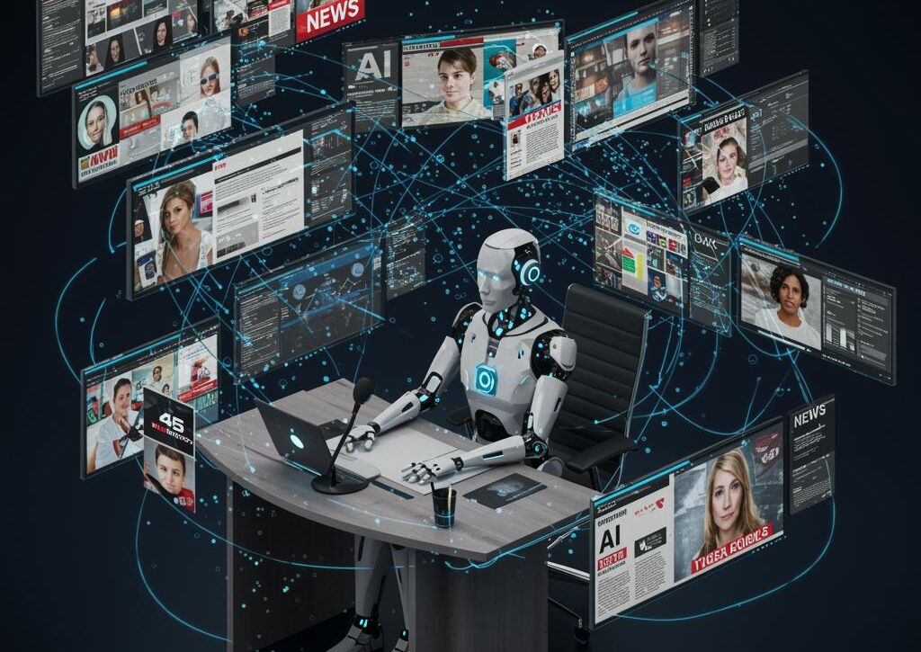 Create a featured image for a post about: AI News