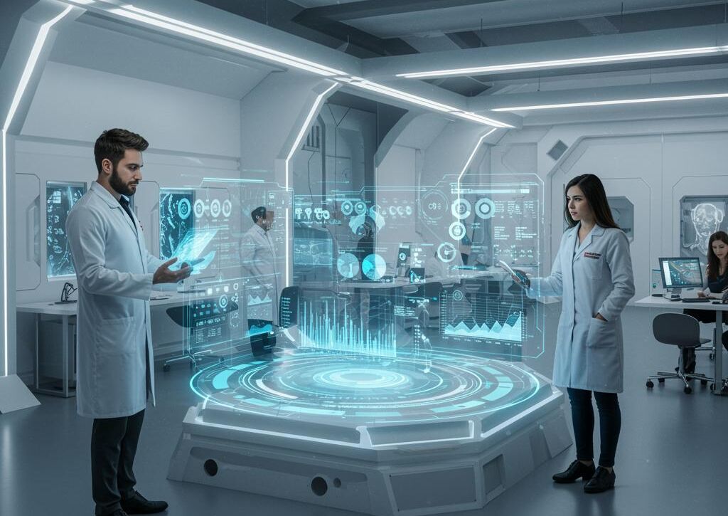 Create a featured image for a post about: AI Research