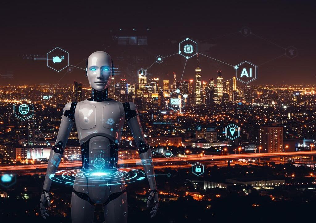 Create a featured image for a post about: AI Applications