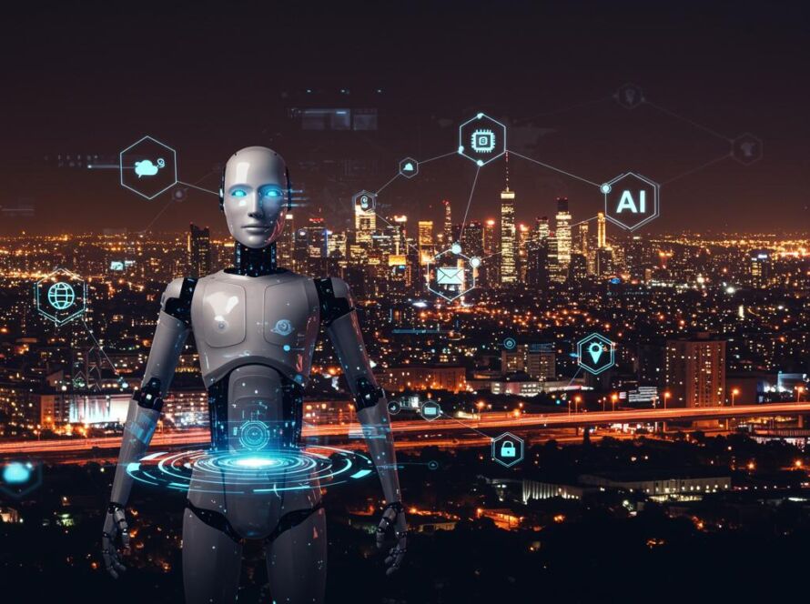 Create a featured image for a post about: AI Applications