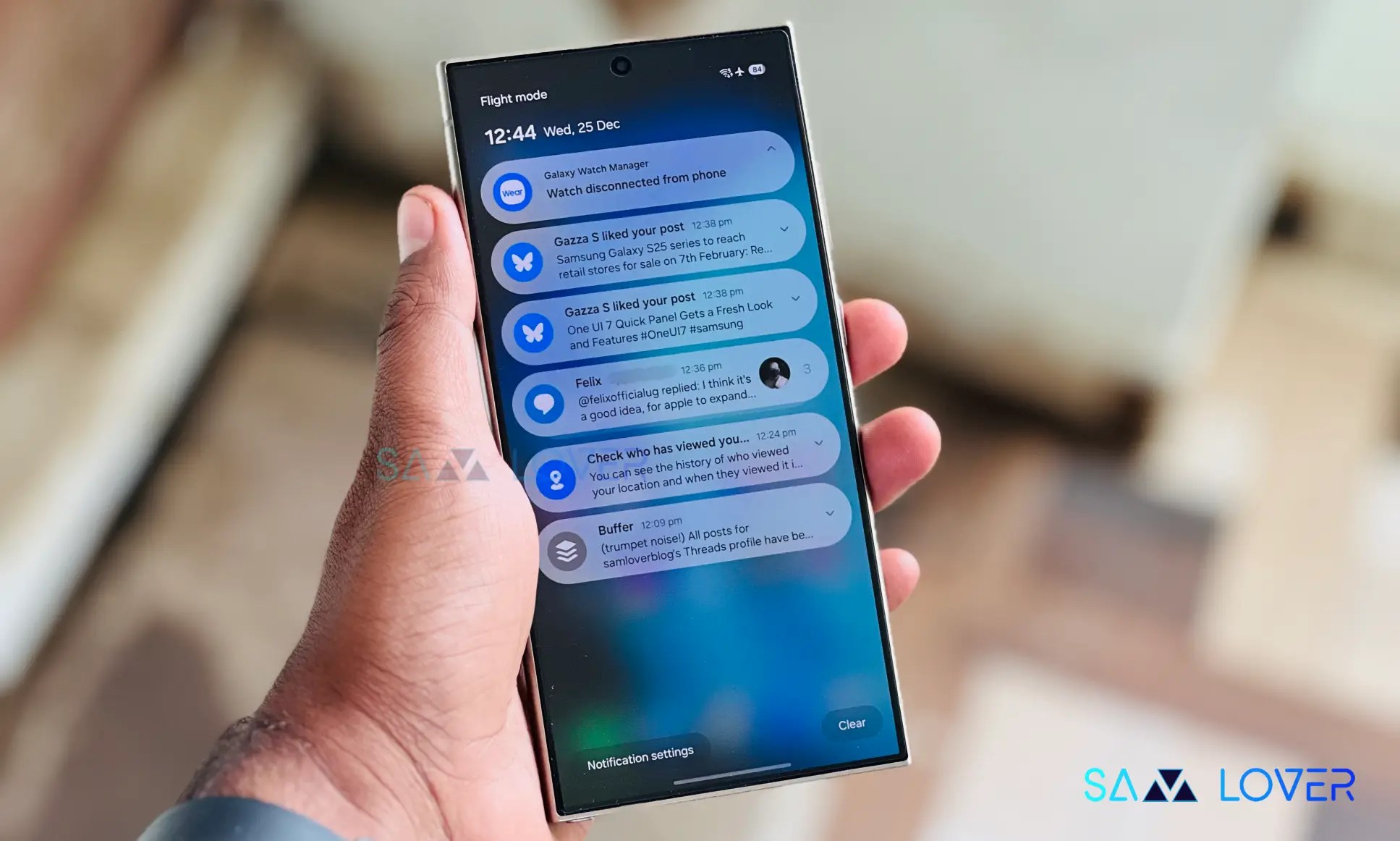 Samsung One UI 7: Lock Screen Notifications Improved