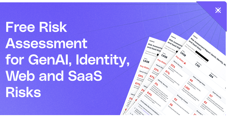 Free Risk Assessment: GenAI, Identity, Web, & SaaS Risks