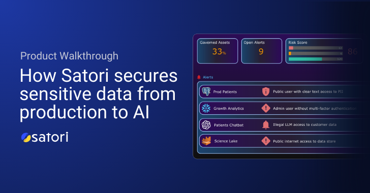 Satori Secures Sensitive Data Across Production & AI