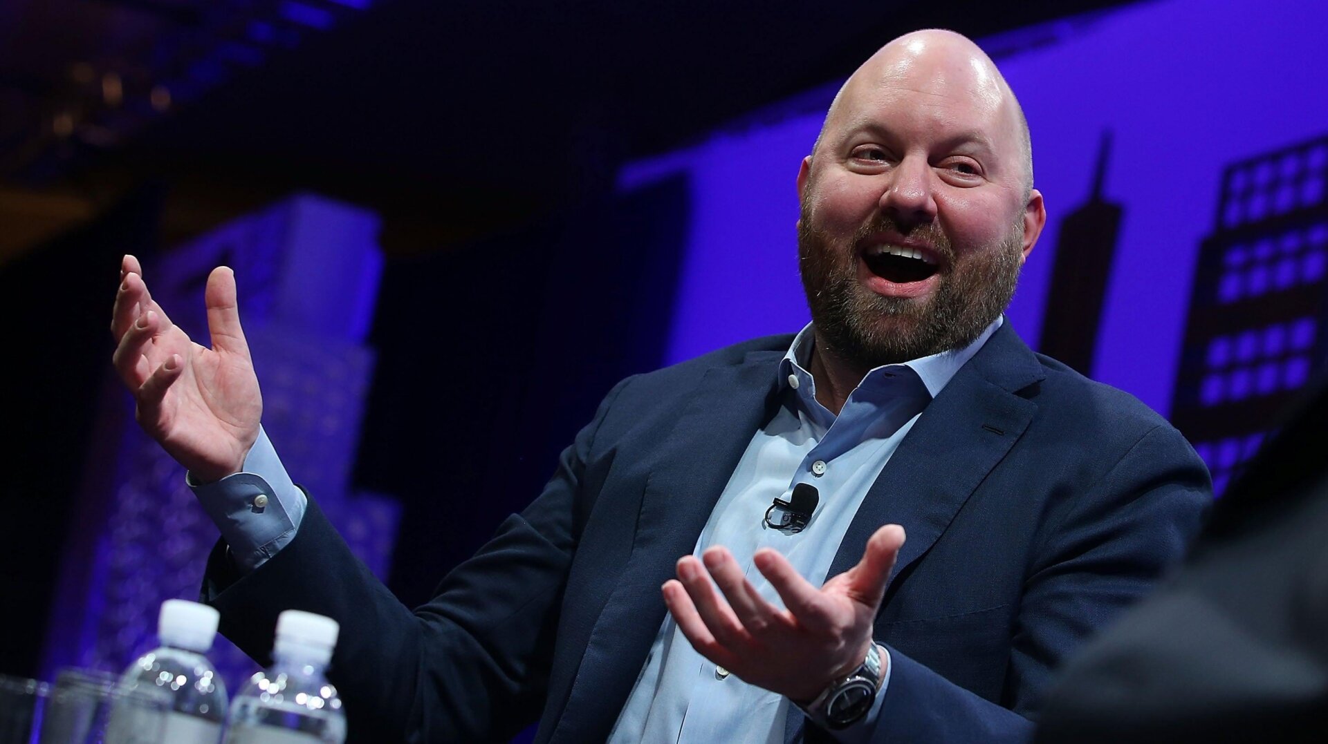 Marc Andreessen laughing