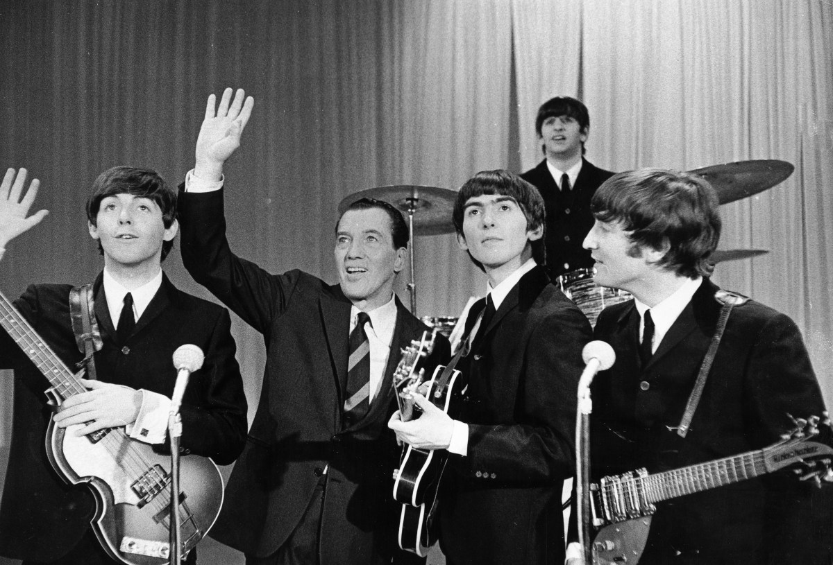 The Beatles, with Ed Sullivan