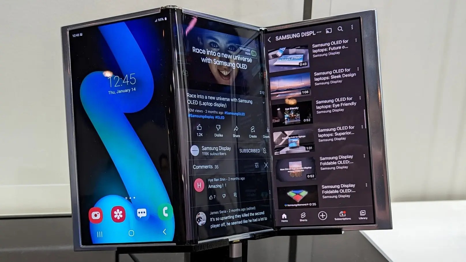 Samsung's Galaxy G Fold: First Double-Foldable Phone?