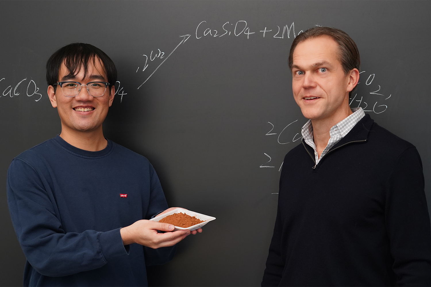 Chemists With Carbon Capturing Minerals