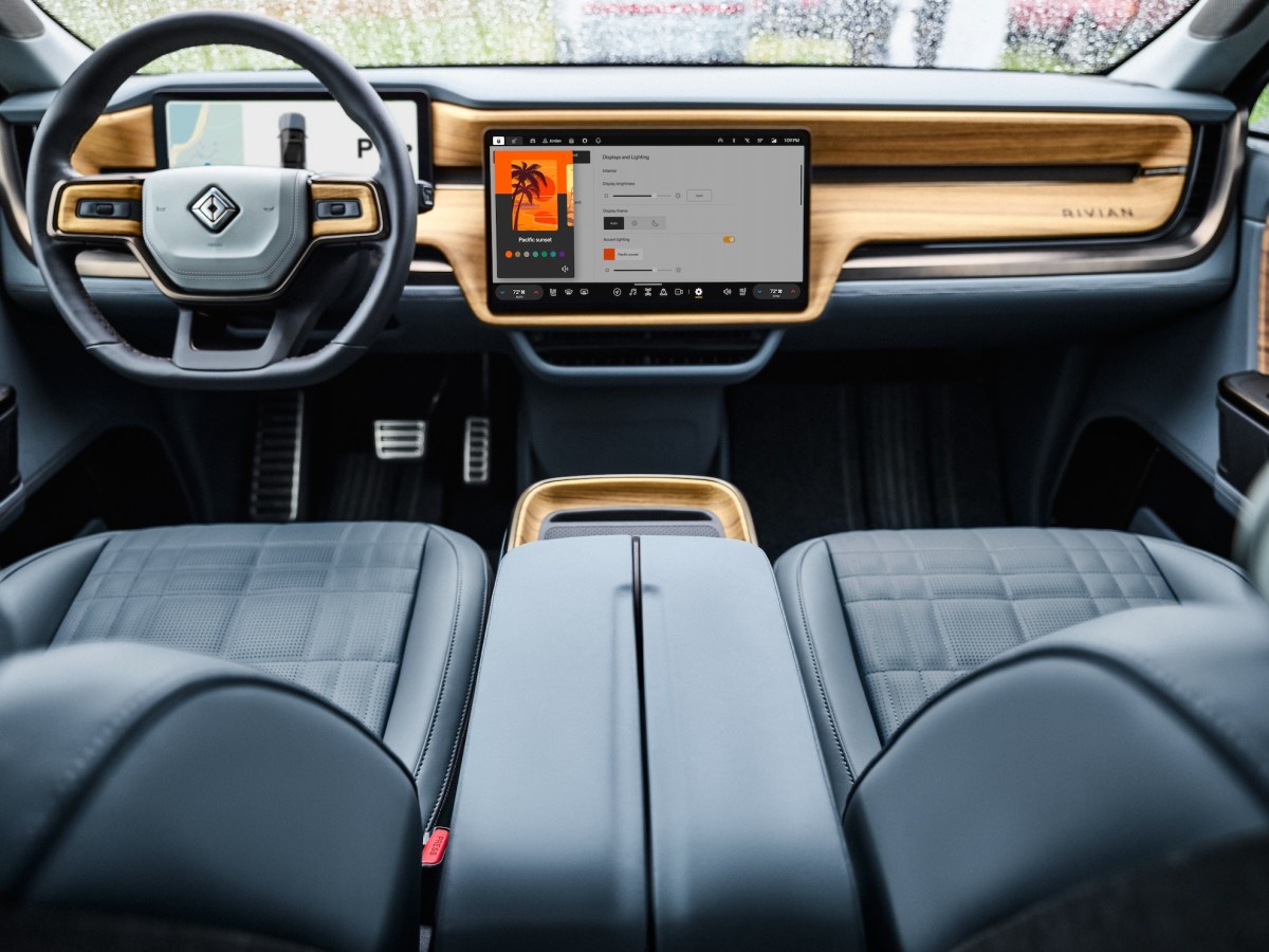 Rivian dashboard