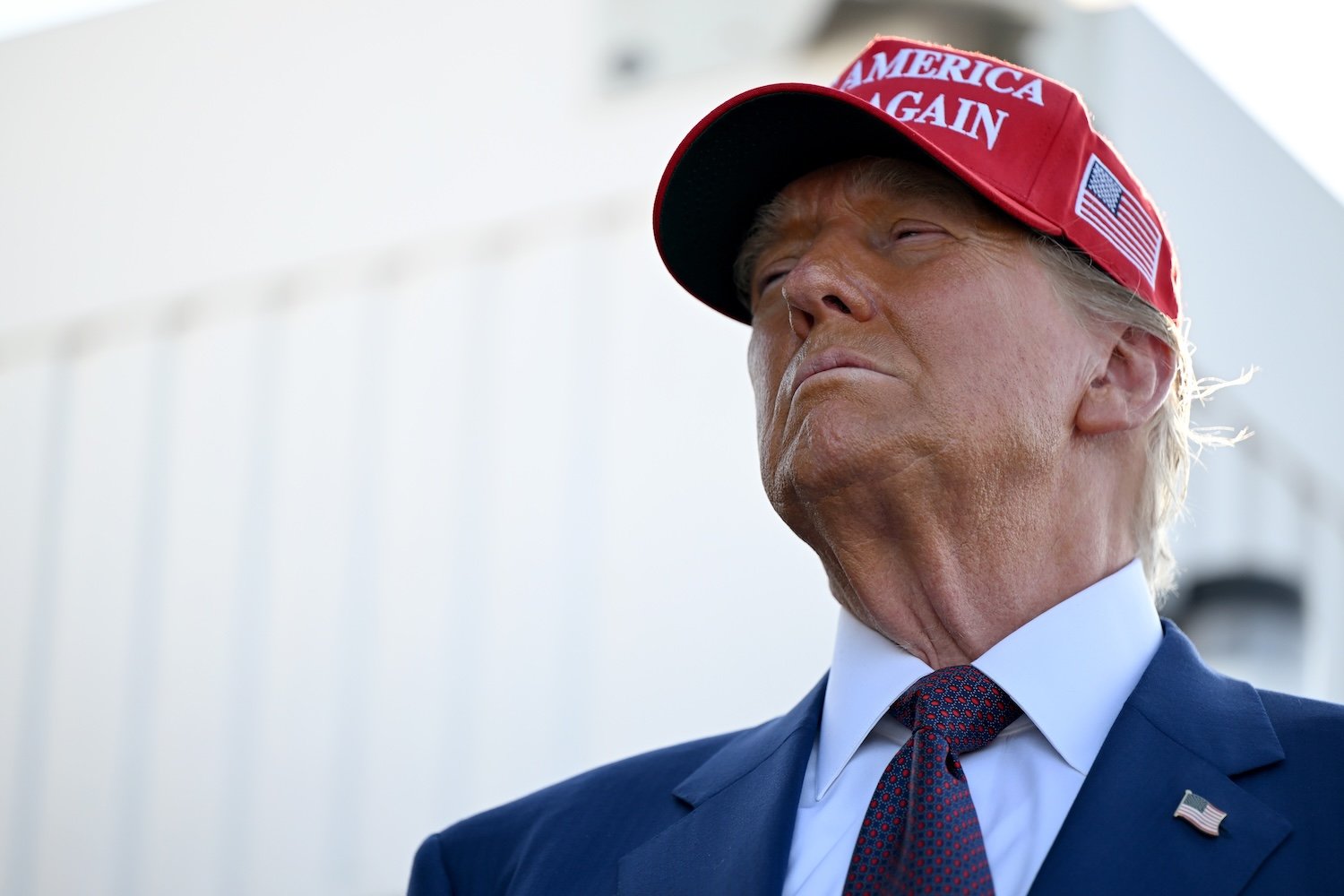 U.S. President-elect Donald Trump attends a viewing of the launch of the sixth test flight of the SpaceX Starship rocket on November 19, 2024 in Brownsville, Texas.