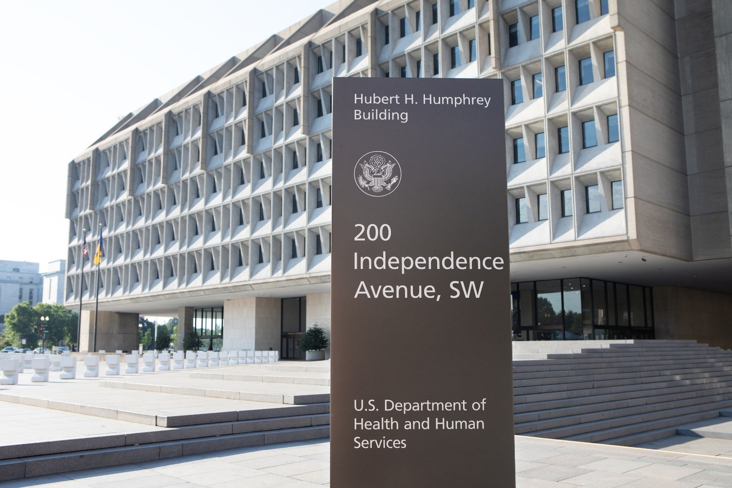 The headquarters of the Department of Human and Health Services in Washington D.C.