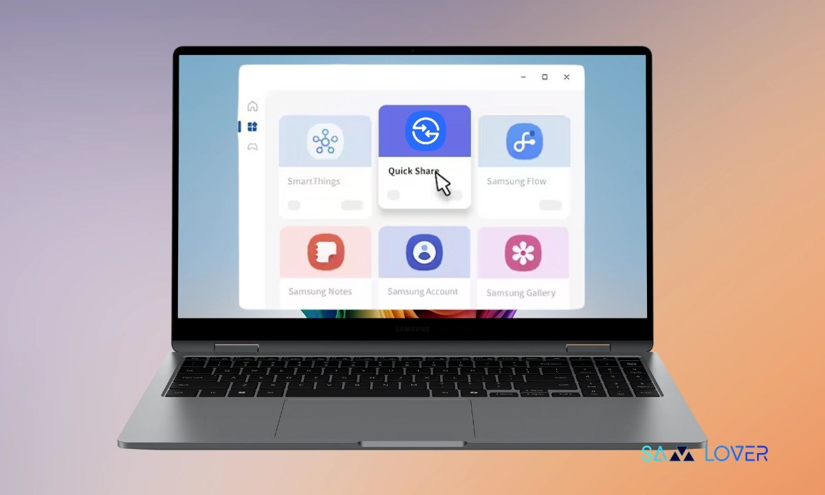 Samsung's Quick Share for Galaxy Books