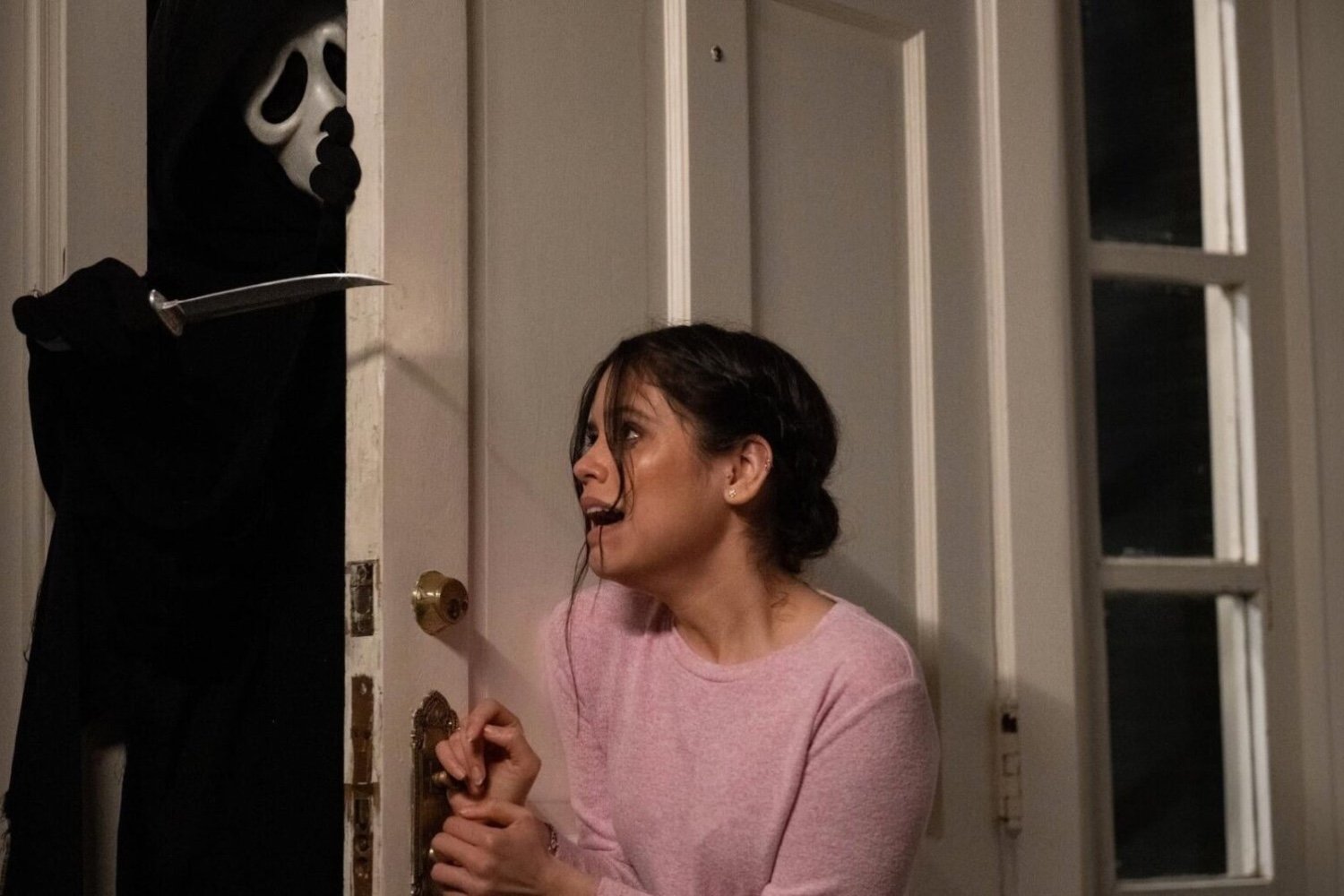 Jenna Ortega as Tara in 2022's Scream.