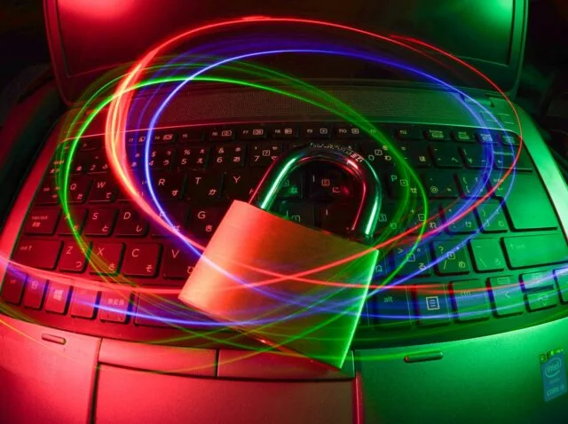 A shield icon over the WordPress logo representing website security