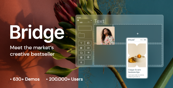 Bridge - Creative multipurpose WordPress theme with demos Bridge WordPress Theme creative demo layout