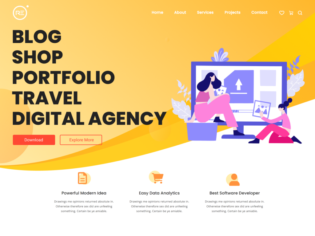 Royal Elementor - Simple and user-friendly WordPress theme for Elementor Royal Elementor WordPress Theme for beginners