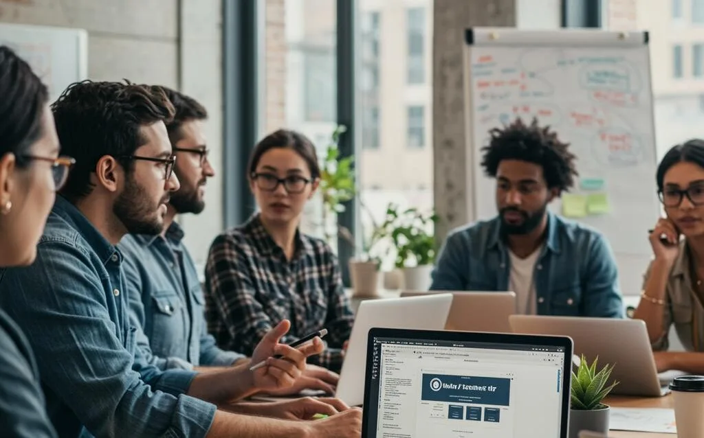 Create a featured image for a post about: From Freelancer to Agency: Scaling Your WordPress Business