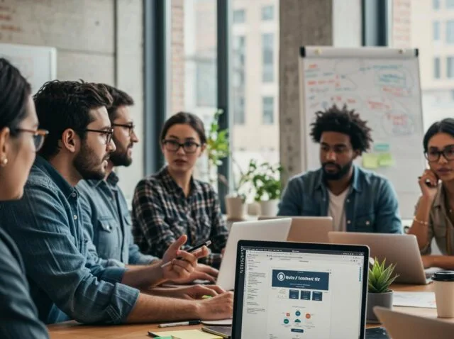 Create-a-featured-image-for-a-post-about-From-Freelancer-to-Agency-Scaling-Your-WordPress-Business Create a featured image for a post about: From Freelancer to Agency: Scaling Your WordPress Business