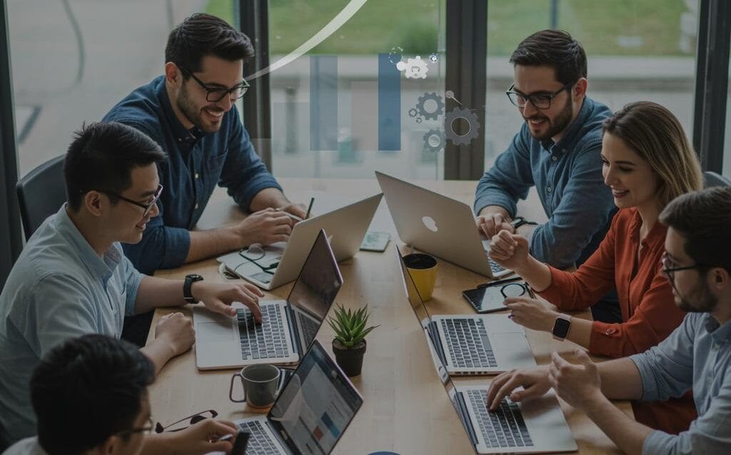 Create a featured image for a post about: Customer Success for WordPress Agencies: Beyond Technical Support