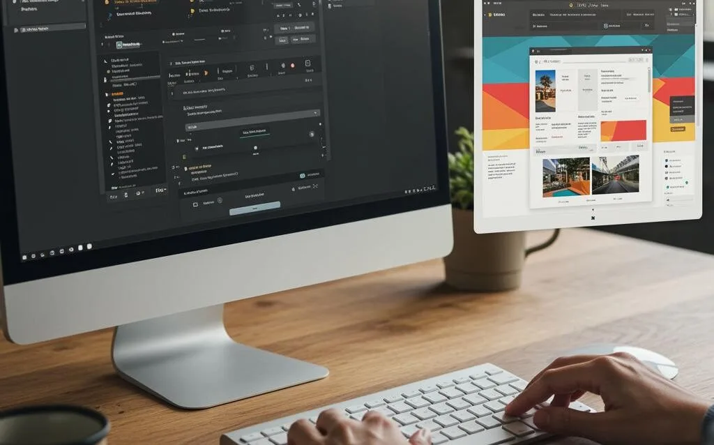 Create a featured image for a post about: Designing for WordPress: UX Considerations for CMS-Driven Sites