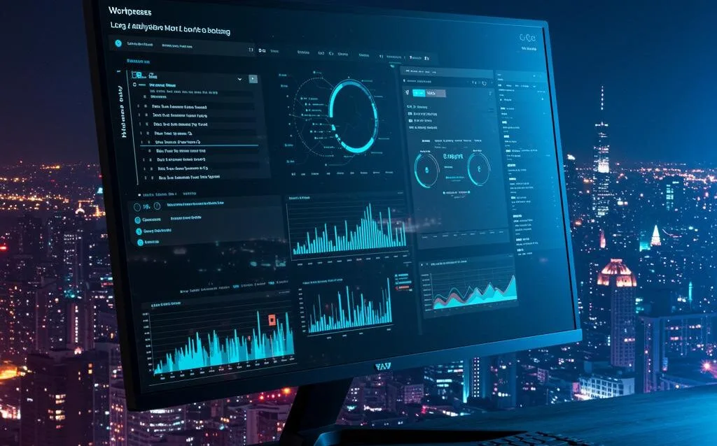 Create-a-featured-image-for-a-post-about-WordPress-Security-Monitoring-Log-Analysis-for-Threat-Detection Create a featured image for a post about: WordPress Security Monitoring: Log Analysis for Threat Detection