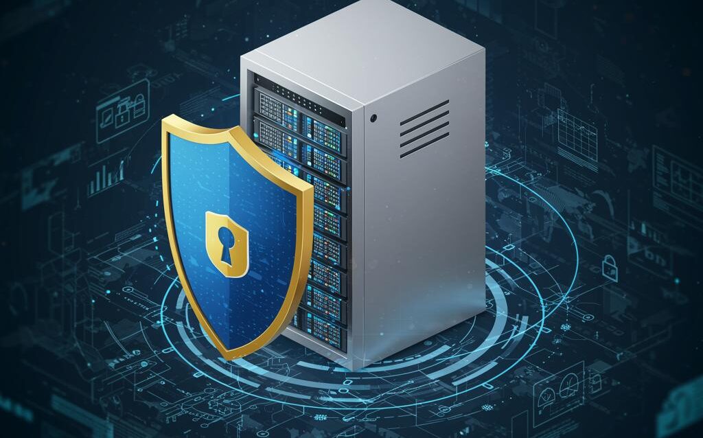 Create a featured image for a post about: Secure WordPress Hosting: Evaluating Provider Security Features