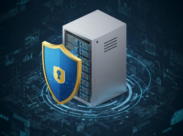 Create a featured image for a post about: Secure WordPress Hosting: Evaluating Provider Security Features