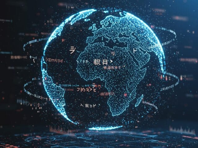 Create a featured image for a post about: Multi-Language CMS Implementations: Technical and Content Challenges