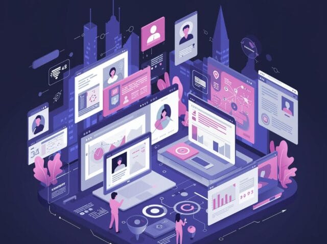 Create a featured image for a post about: Future of CMS: AI-Assisted Content Creation and Management