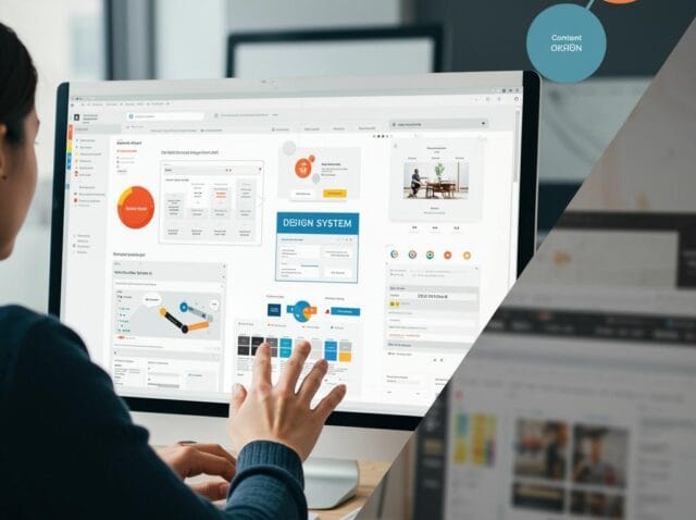 Create a featured image for a post about: CMS Design Systems: Bridging Design and Content Management