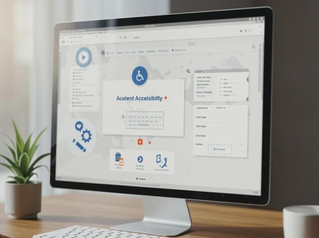 Create a featured image for a post about: CMS Accessibility Requirements: Building Inclusive Content Platforms