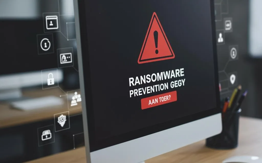 Create a featured image for a post about: Ransomware Prevention Strategy: Beyond Backups and Antivirus