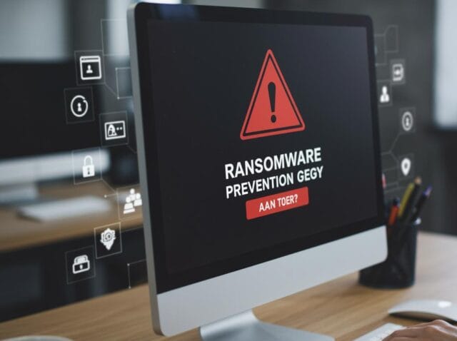 Create a featured image for a post about: Ransomware Prevention Strategy: Beyond Backups and Antivirus