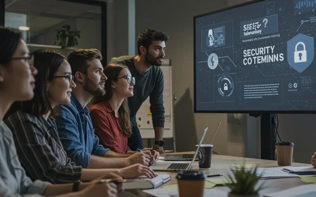 Create a featured image for a post about: Security Awareness Training: Building a Culture of Security