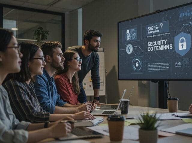 Create a featured image for a post about: Security Awareness Training: Building a Culture of Security