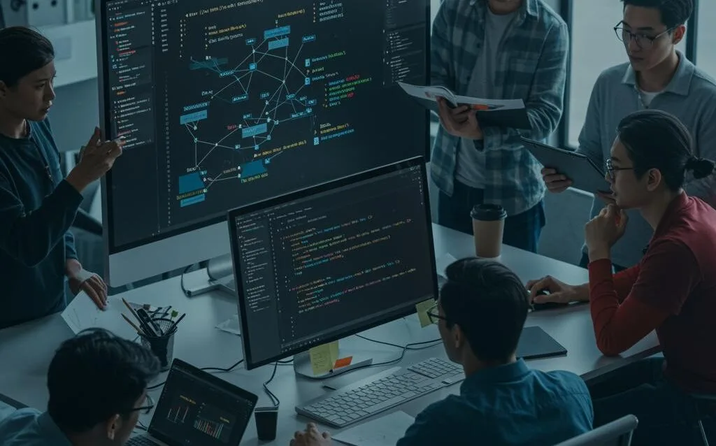 Create a featured image for a post about: DevSecOps for Small Teams: Practical Implementation Steps