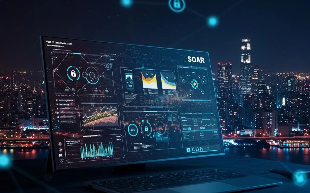 Create a featured image for a post about: Security Automation with SOAR: Use Cases for Faster Incident Response
