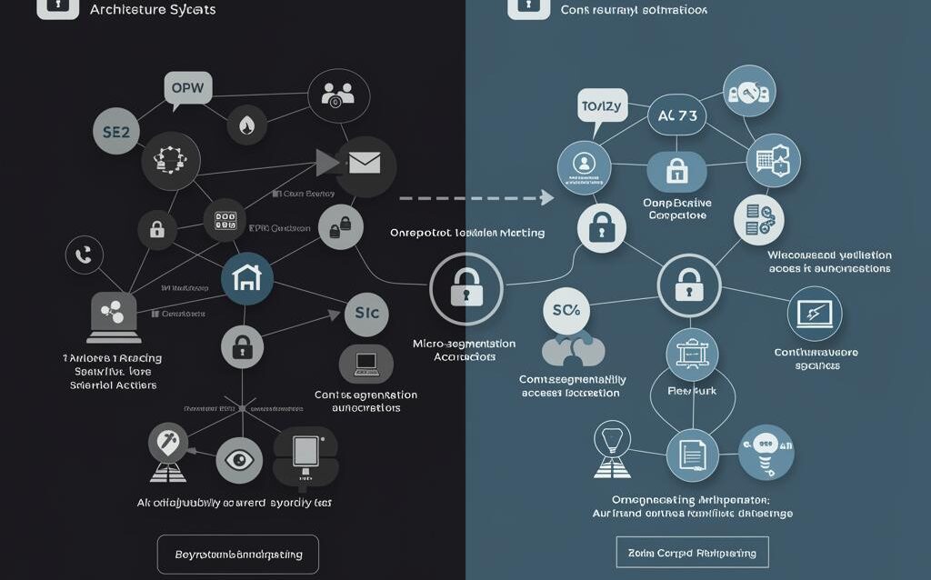 Create a featured image for a post about: BeyondCorp Implementation: Moving From VPN to Zero Trust Access