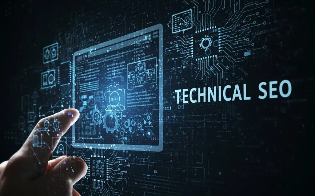 Create a featured image for a post about: Write Detailed Article on - Understanding Technical SEO and How It Affects Your Website