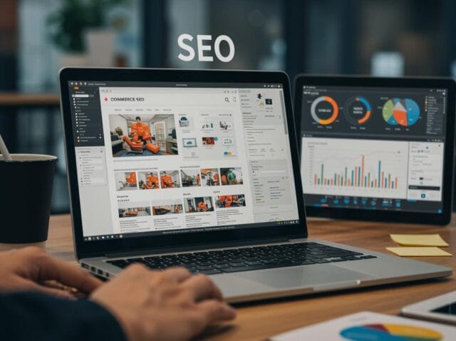 Create-a-featured-image-for-a-post-about-Write-Detailed-Article-on-Why-E-Commerce-SEO-is-Crucial-for-Online-Stores Create a featured image for a post about: Write Detailed Article on - Why E-Commerce SEO is Crucial for Online Stores