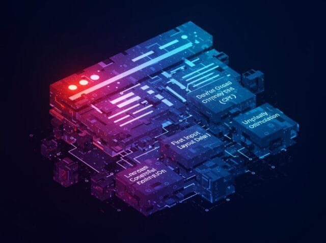 Create a featured image for a post about: Core Web Vitals Optimization: Advanced Techniques Beyond the Basics