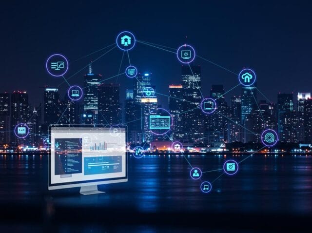 Create a featured image for a post about: Serverless Architecture for Web Applications: Pros, Cons, and Use Cases