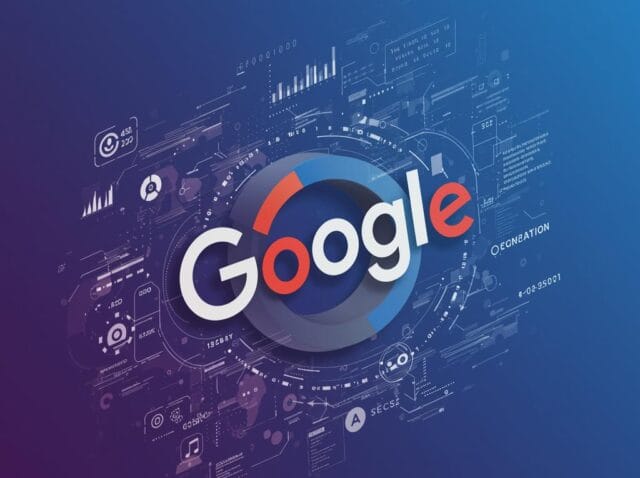 Create a featured image for a post about: AI-Generated Content and SEO: Google's Perspective in 2025