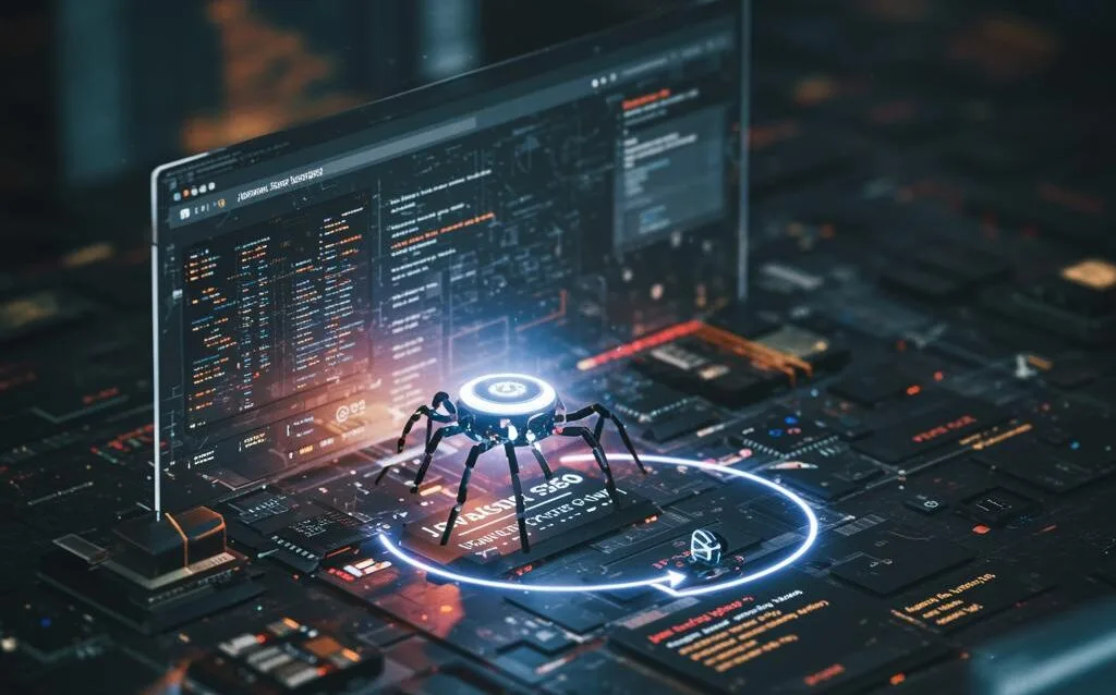 Create a featured image for a post about: JavaScript SEO: Ensuring Crawlability in JavaScript-Heavy Applications