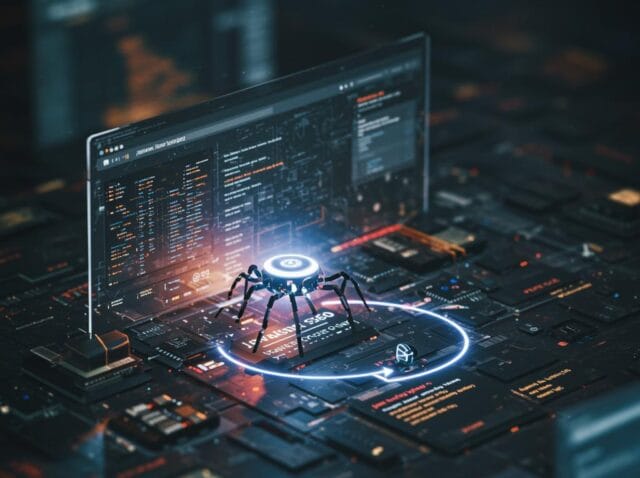 Create a featured image for a post about: JavaScript SEO: Ensuring Crawlability in JavaScript-Heavy Applications