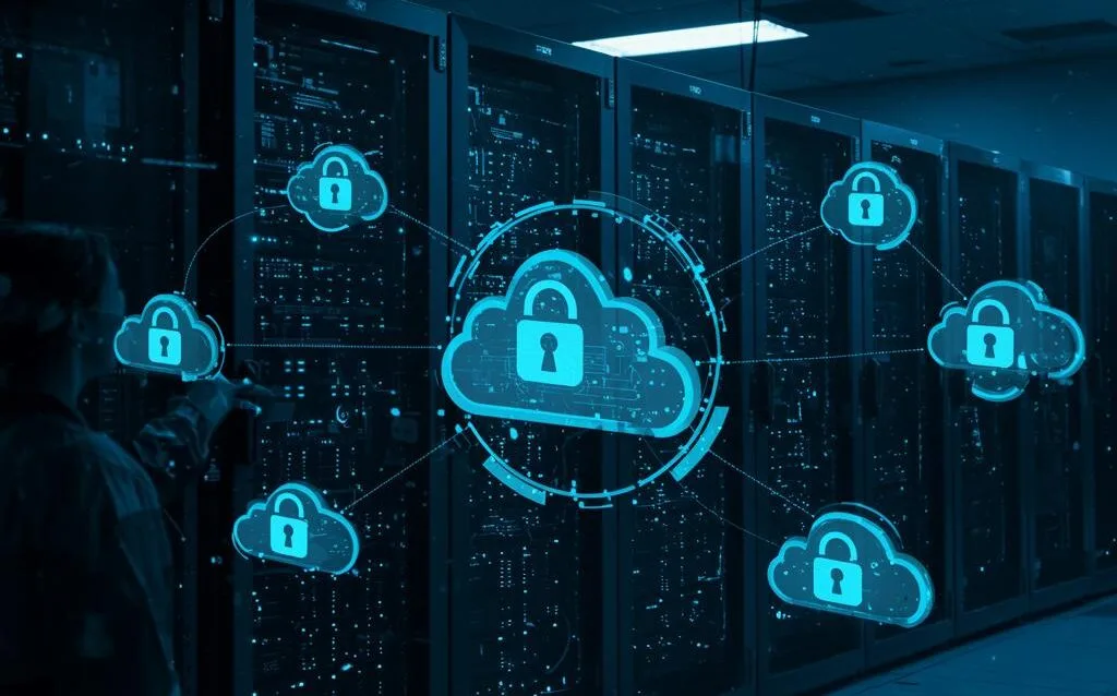 Create a featured image for a post about: Private Cloud Implementation for Compliance-Heavy Industries