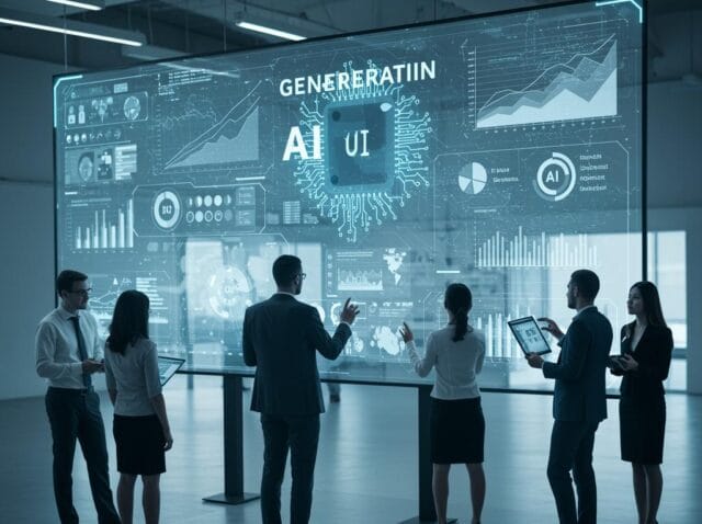 Create a featured image for a post about: Practical Applications of Generative AI for Businesses