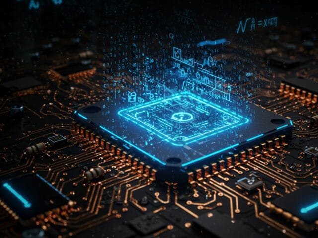 Create a featured image for a post about: Quantum Computing: Practical Implications for Encryption and Security