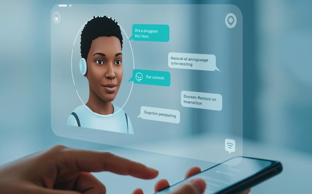 Create-a-featured-image-for-a-post-about-Natural-Language-Processing-Applications-for-Customer-Service Create a featured image for a post about: Natural Language Processing Applications for Customer Service