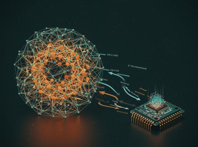 Create a featured image for a post about: Neural Network Compression: Deploying AI Models to Resource-Constrained Devices